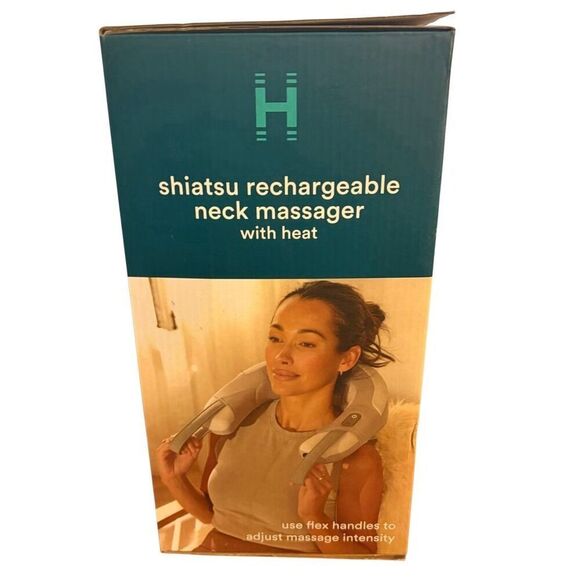 NEW HoMedics Shiatsu Rechargeable Neck Massager Heat Deep-Kneading Shiatsu Massa - Picture 8 of 9